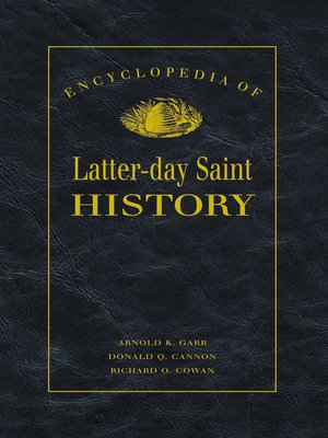 cover image of Encyclopedia of Latter-day Saint History